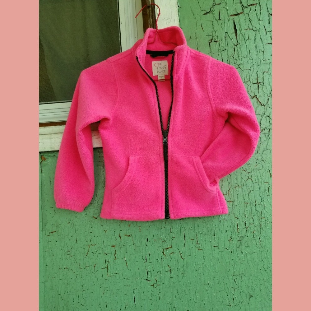 Children’s Place Pink Fleece Zippered Jacket